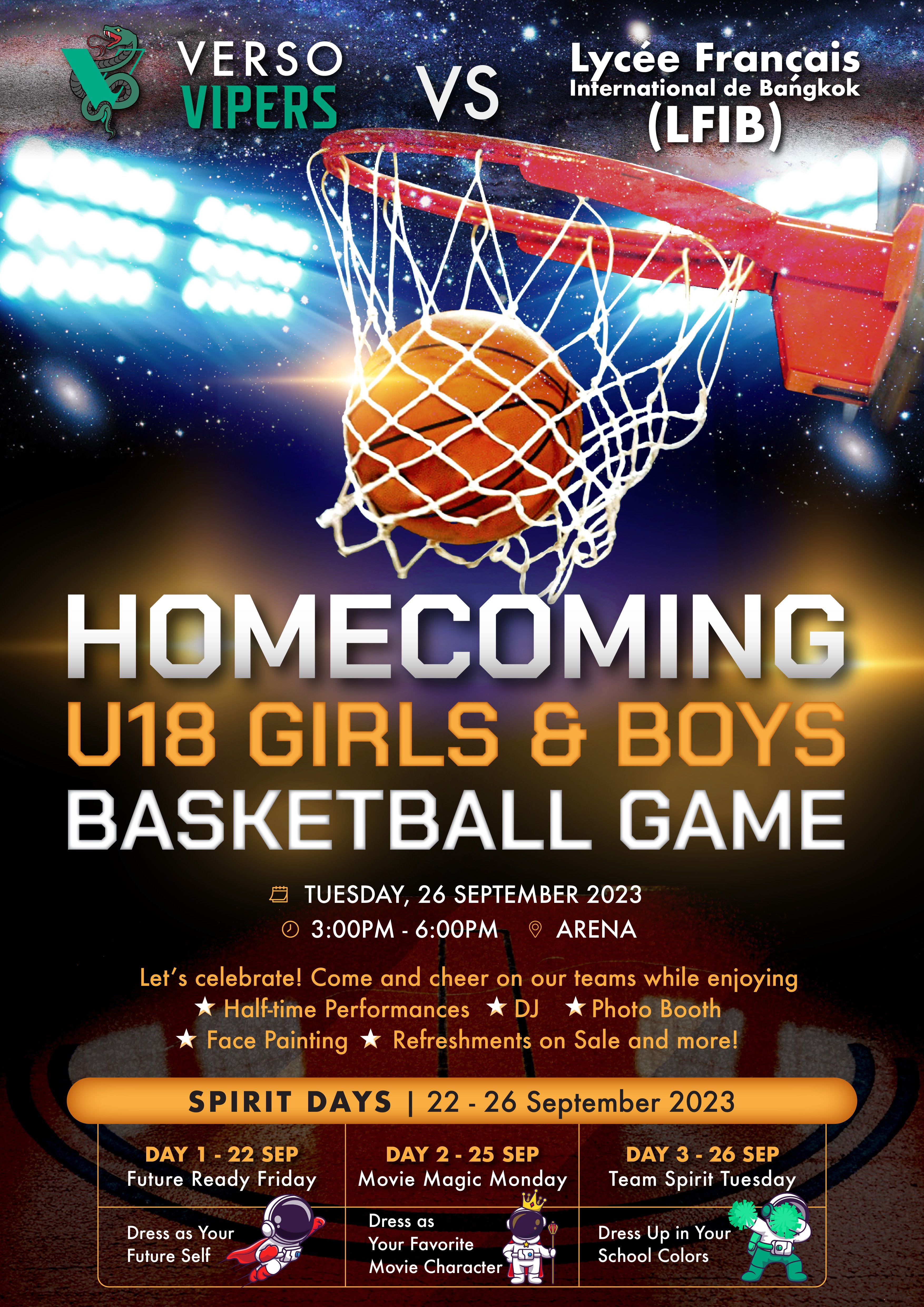 Homecoming U18 Basketball